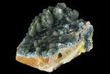 Blue-Green Plumbogummite on Pyromorphite - Yangshuo Mine, China #115498-1